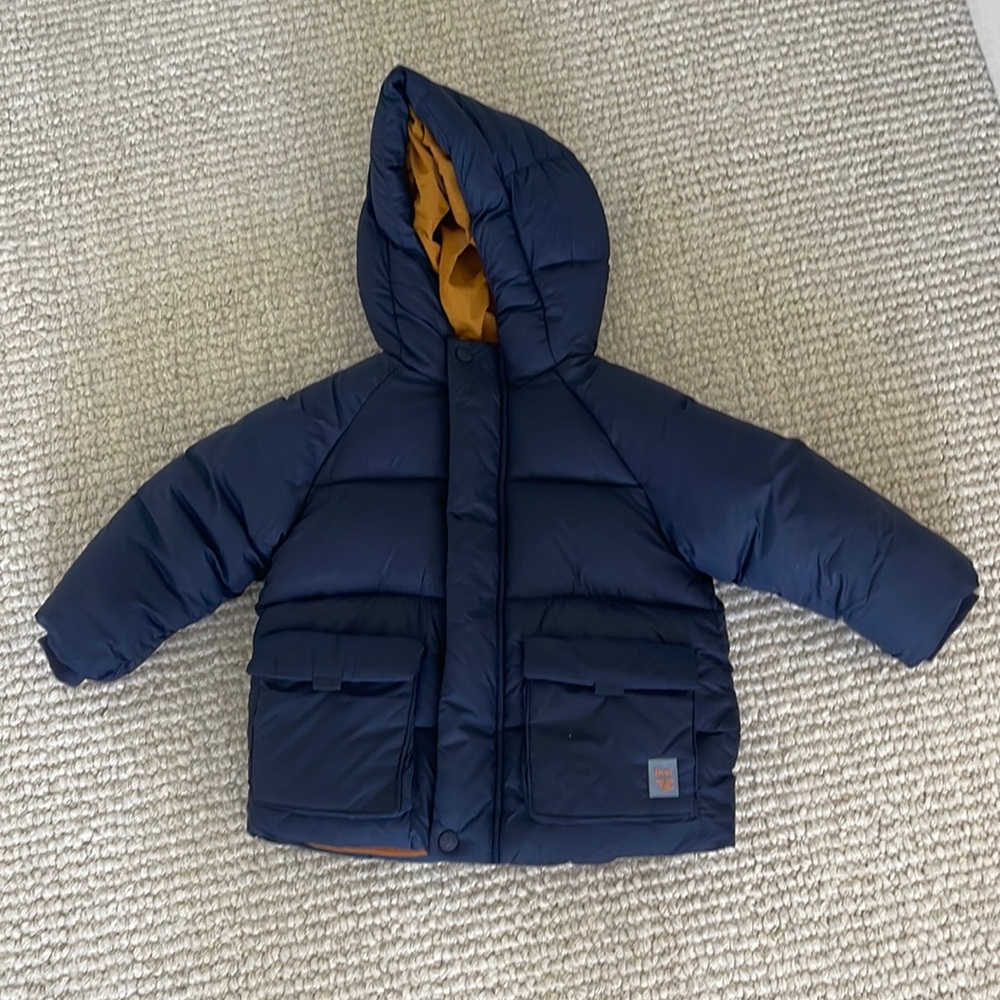 Zara Puffer jacket size 18-24m